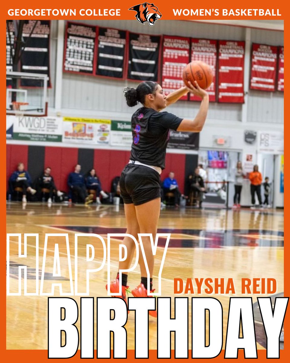 Happy birthday, <a href="/daysha_reid/">daysha reid</a> ! We hope you have an amazing day! 🐅🧡🏀