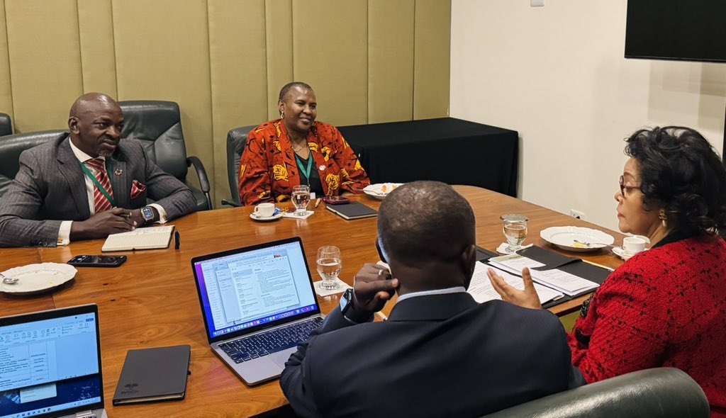 Nardos BEKELE-THOMAS (@nardosbthomas) on Twitter photo In the margins of the Brazil–Africa Dialogue, I met with <a href="/aruhweza/">Alice Ruhweza</a>, the newly appointed President of <a href="/AGRA_Africa/">AGRA - Sustainably Growing Africa’s Food Systems.</a>. Our discussion reinforced the strategic partnership between <a href="/NEPAD_Agency/">AUDA-NEPAD</a> and AGRA in accelerating agricultural transformation across the continent.
We reviewed In the margins of the Brazil–Africa Dialogue, I met with <a href="/aruhweza/">Alice Ruhweza</a>, the newly appointed President of <a href="/AGRA_Africa/">AGRA - Sustainably Growing Africa’s Food Systems.</a>. Our discussion reinforced the strategic partnership between <a href="/NEPAD_Agency/">AUDA-NEPAD</a> and AGRA in accelerating agricultural transformation across the continent.
We reviewed