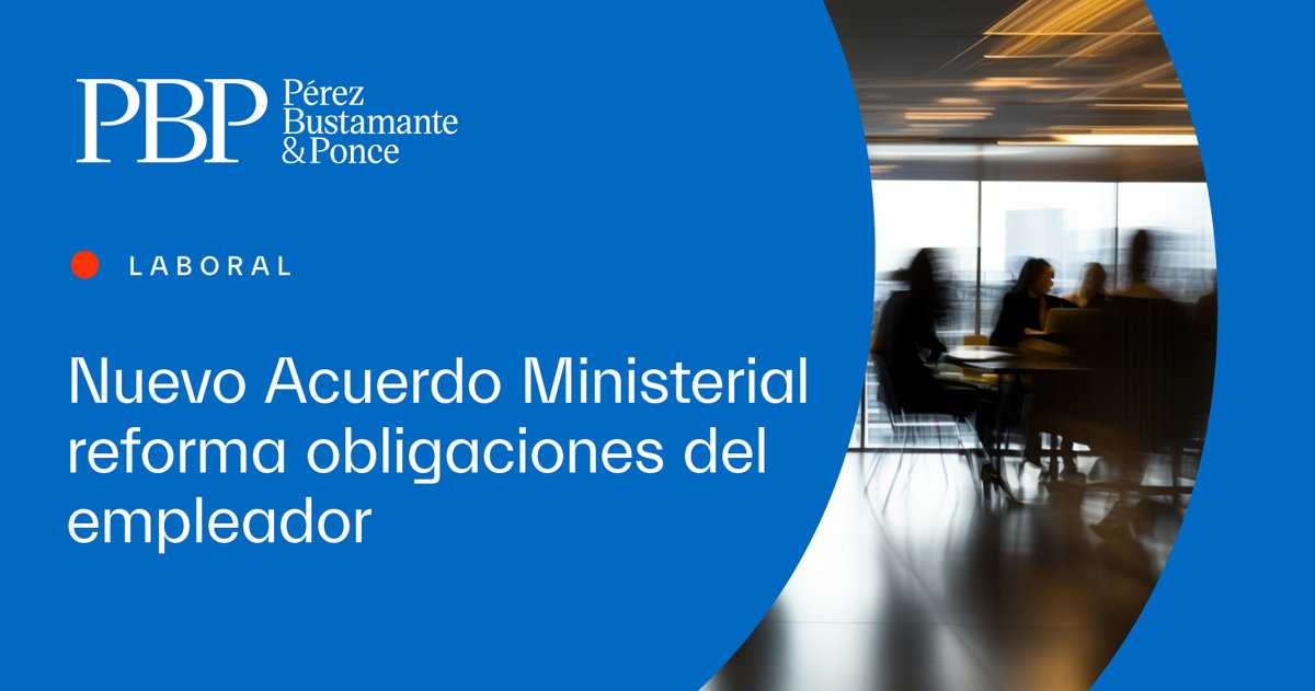 El 15 de mayo de 2025, se publicó en el Registro Oficial el Acuerdo Ministerial MDT-2025-053 emitido por el Ministerio del Trabajo. Conozca los detalles de las obligaciones reformadas. n9.cl/9hnjf