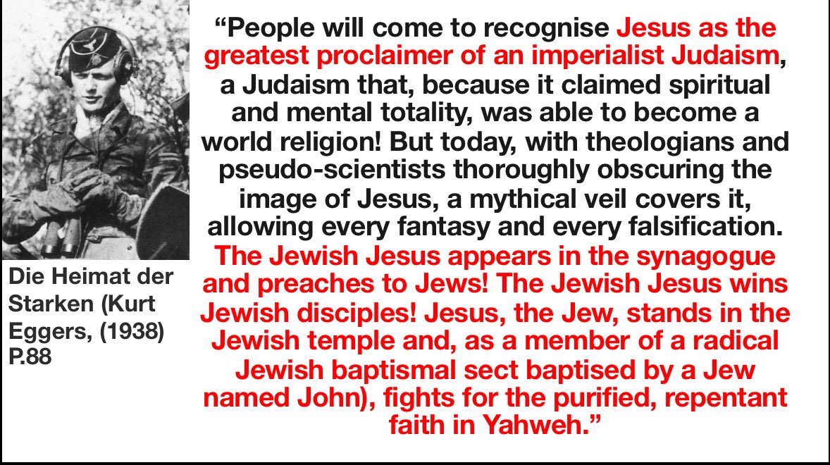 forbidden_one2's tweet image. Waffen SS Kurt Eggers on Jesus and the JQ
archive.org/details/eggers…