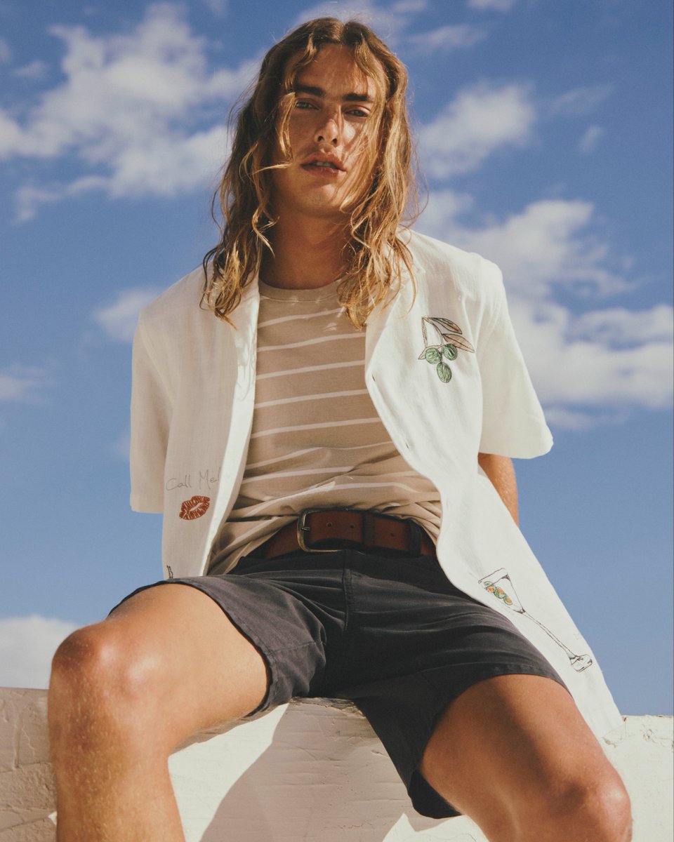 Laid-back linen built for warm-weather days. #LuckyBrand