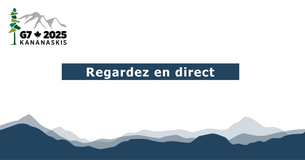 C’est notre dernière journée à Banff! 🇨🇦🌍

Ne manquez pas le mot de la fin de la réunion des ministres des Finances et des gouverneurs des banques centrales du G7.

📺 Regardez la séance en direct à 12h15 MT.