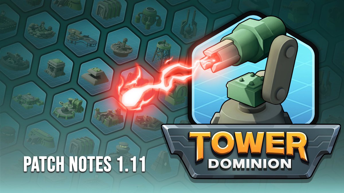⚔️Patch 1.11 is now Live!⚔️

🫡Thanks to your reports, the Frontier badges are now working as intended!🎖️🛠️

Gerhard’s ability has a grim new name - "Imperial Supervision", voted by the community!💂🎯

Full patch notes are up on Steam, Discord, and Reddit!
#TowerDominion #Update