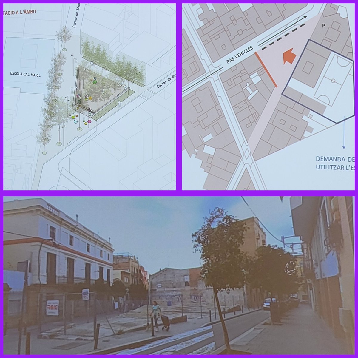Avança el treball per dotar al barri d'un nou parc al "🔺" Espai Burgos - Sagunt.
Com en tantes ocasions la preocupació per l'ús cívic de l'espai és evident.😖
Faria bé el Districte en anticipar aquesta necessitat a mesura que les propostes agafen força.🤔