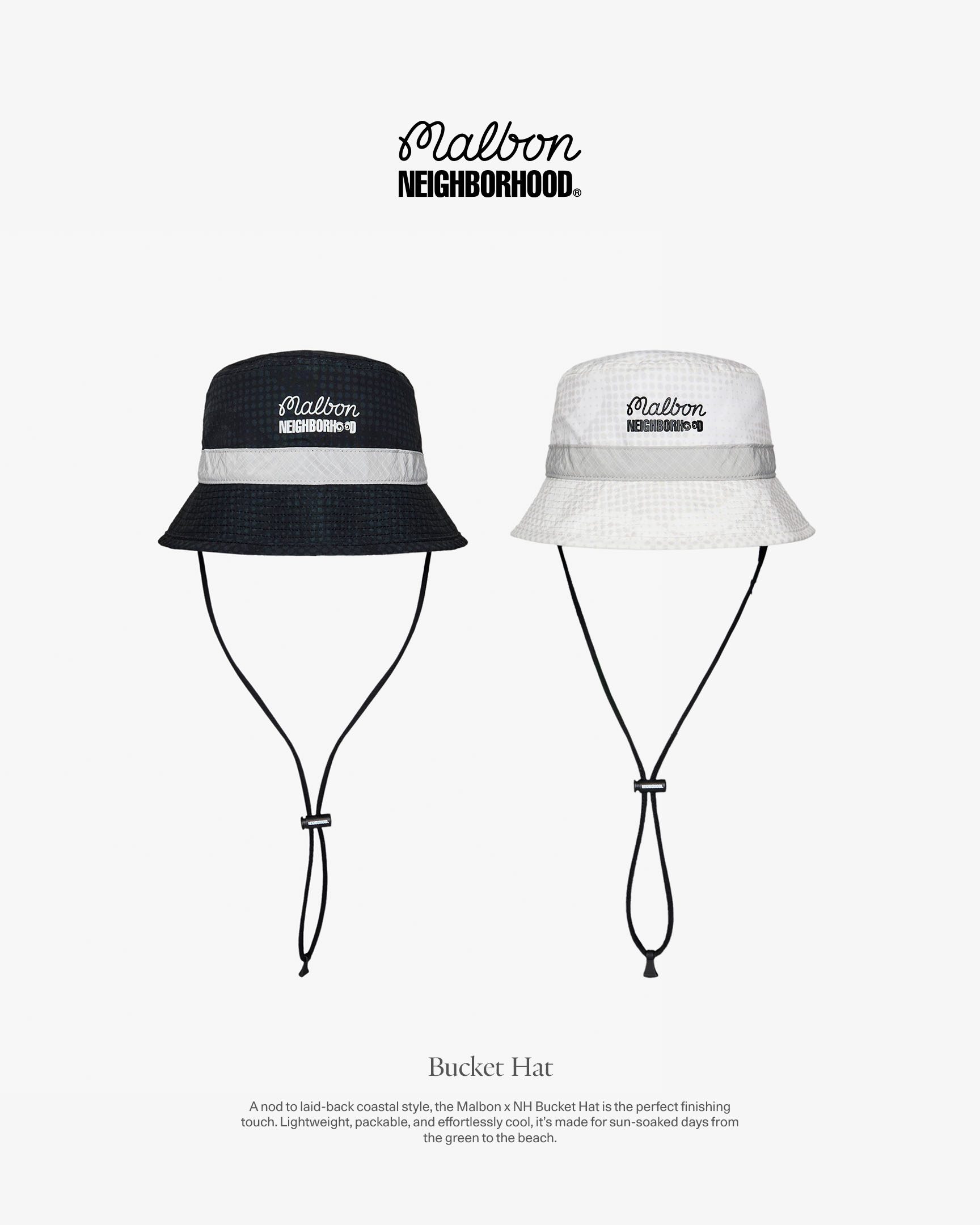 NEIGHBORHOOD X MALBON GOLF . BUCKET L 黒 Neighborhood x Malbon Golf Performance Golf Bag – Extra Butter