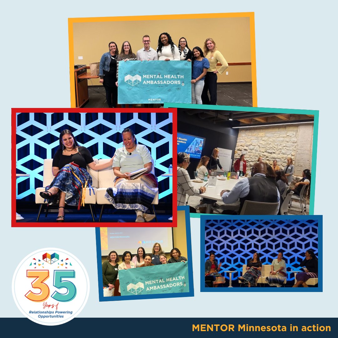 MENTOR (@mentornational) on Twitter photo Celebrating #MENTOR35, we spotlight <a href="/MENTORMinnesota/">MENTOR Minnesota</a>, a leader since 1992 & Affiliate since 2000! 🌟
Their impact includes Peabody-winning campaigns, shaping the National Quality Mentoring System, creating Mental Health Ambassadors, & launching the 'Untold Legacies' training. Celebrating #MENTOR35, we spotlight <a href="/MENTORMinnesota/">MENTOR Minnesota</a>, a leader since 1992 & Affiliate since 2000! 🌟
Their impact includes Peabody-winning campaigns, shaping the National Quality Mentoring System, creating Mental Health Ambassadors, & launching the 'Untold Legacies' training.