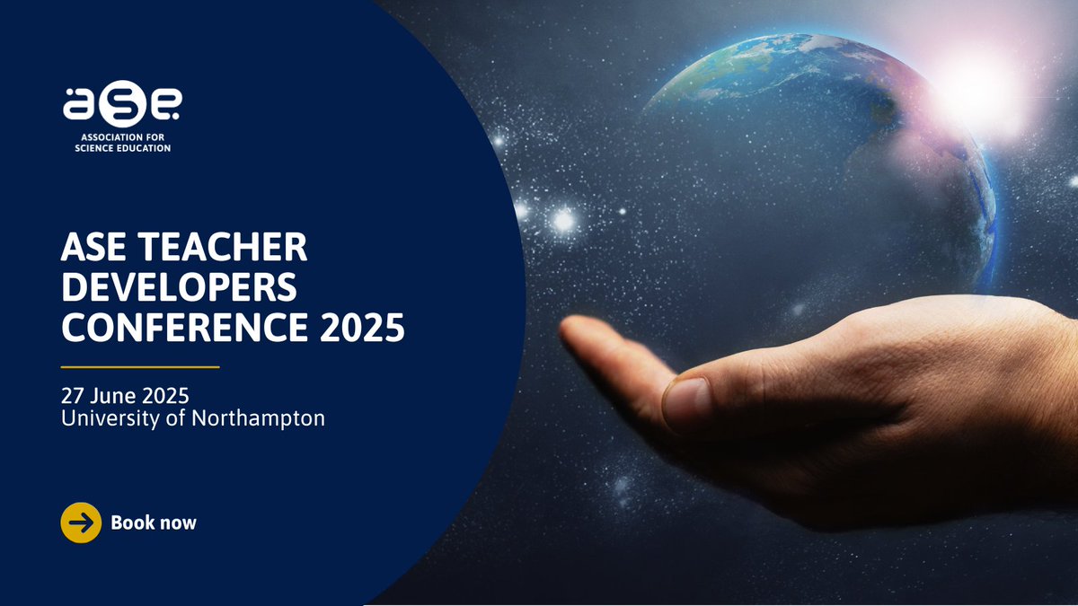 ASE Teacher Developers Conference 2025 tickets are on sale now! 

The conference is a collaboration between three ASE membership groups: the Teacher Developers’ Committee, Research Group and Policy Group.

Early bird tickets are £89 for ASE Members! ow.ly/teO050ViVUx