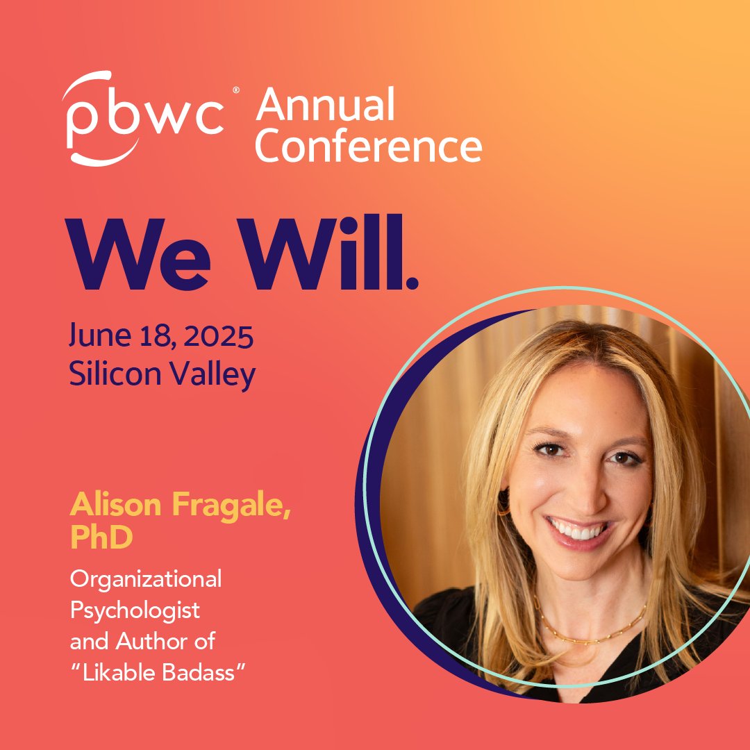 ⏳ Time's running out for on-demand access to #PBWC2025! Hear from Alison Fragale who's an expert in:

✔️ Increasing influence &amp; power
✔️ Navigating office dynamics
✔️ Elevating your career

Reserve your spot for $150→ow.ly/BVtK50VVjEl

#Leadership #LikeableBadass #WeWill