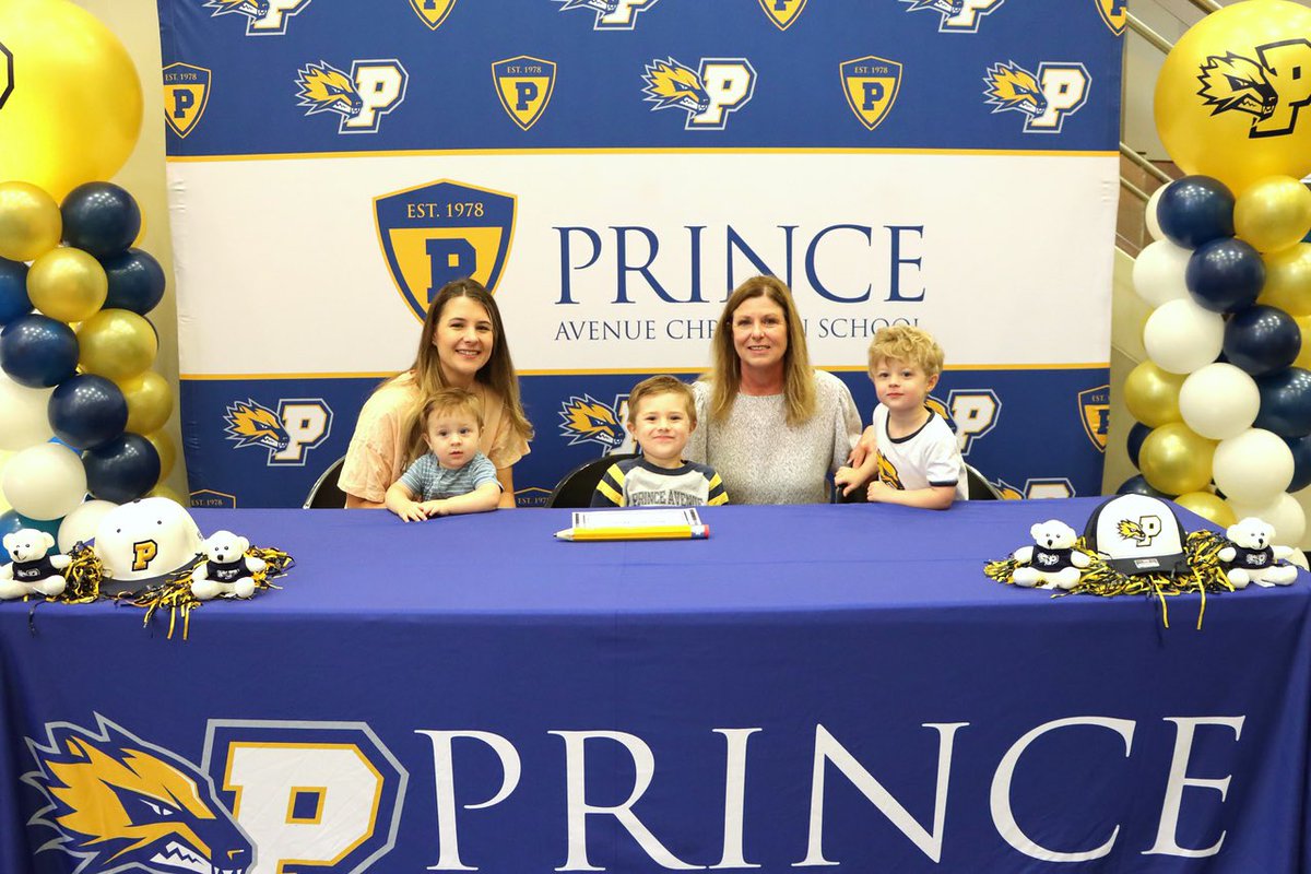 Rising Prince kindergarten students and parents enjoyed a fun kindergarten signing ceremony to celebrate the beginning of kindergarten. #CommittedtoPrince