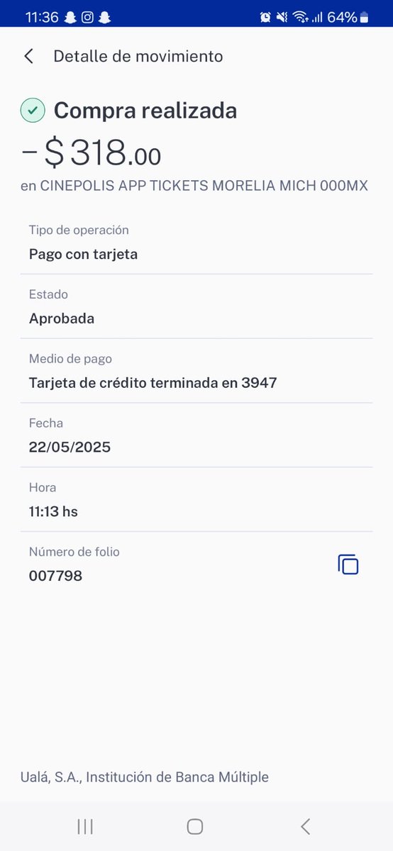 abmobel's tweet photo. Holq! Buenas tardes! Me podrían ayudar a resolver mi situación, el díade hoy compre 4 boletos para la función de Lilo y Stitch para el día domingo en plaza las antenas, me quitaron el dinero pero mis entradas no se ven reflejadas ¿Qué puedo hacer? @ayudacinepolis https://t.co/LUAjjuUV6r
