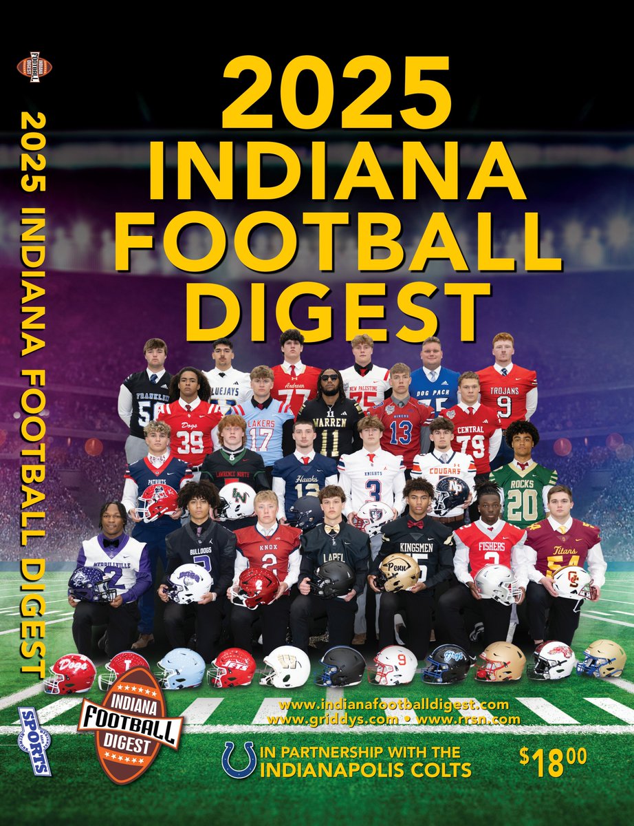 RRSN (@rrsnindiana) on Twitter photo 2025 Indiana Football Digest Cover release! Order No.33 today at indianafootballdigest.com. Release date mid-July! GAME ON! <a href="/Griddys/">The Griddy's</a> <a href="/Colts/">Indianapolis Colts</a> <a href="/CoachScheib/">Lance Scheib</a> <a href="/JEDtvSportsNet/">JEDtv Sports Network</a> <a href="/IndianaPreps/">Indiana Preps</a> <a href="/JohnRHarrell/">John Harrell</a> <a href="/TonyDungy/">Tony Dungy</a> 2025 Indiana Football Digest Cover release! Order No.33 today at indianafootballdigest.com. Release date mid-July! GAME ON! <a href="/Griddys/">The Griddy's</a> <a href="/Colts/">Indianapolis Colts</a> <a href="/CoachScheib/">Lance Scheib</a> <a href="/JEDtvSportsNet/">JEDtv Sports Network</a> <a href="/IndianaPreps/">Indiana Preps</a> <a href="/JohnRHarrell/">John Harrell</a> <a href="/TonyDungy/">Tony Dungy</a>