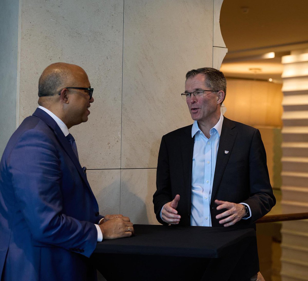 Strong partnerships require shared strategic priorities and joint thought leadership.

Always a productive exchange with <a href="/jarottingen/">John-Arne Røttingen</a>, CEO <a href="/wellcometrust/">Wellcome</a> as we work to advance climate &amp; health, shape the research agenda, and champion evidence-based policy.