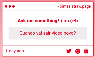 quando eu terminar de editar esse q eu to fazendo agr
vai dar 1h e pouco de vídeo

ai depois desse vídeo eu vou voltar a programação normal de videos de gameplay e possivelmente começar a fazer live

e deixar pra fazer esses vídeos longos ENQUANTO eu faço videos menores