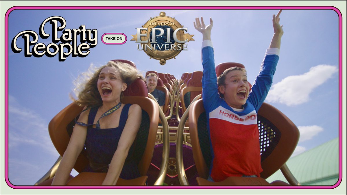 Brie Larson (@brielarson) on Twitter photo We went to <a href="/UniversalORL/">Universal Orlando Resort</a> Epic Universe. Watch the adventure now: youtu.be/Yjh0X2dp_CA?si… 🎉 We went to <a href="/UniversalORL/">Universal Orlando Resort</a> Epic Universe. Watch the adventure now: youtu.be/Yjh0X2dp_CA?si… 🎉