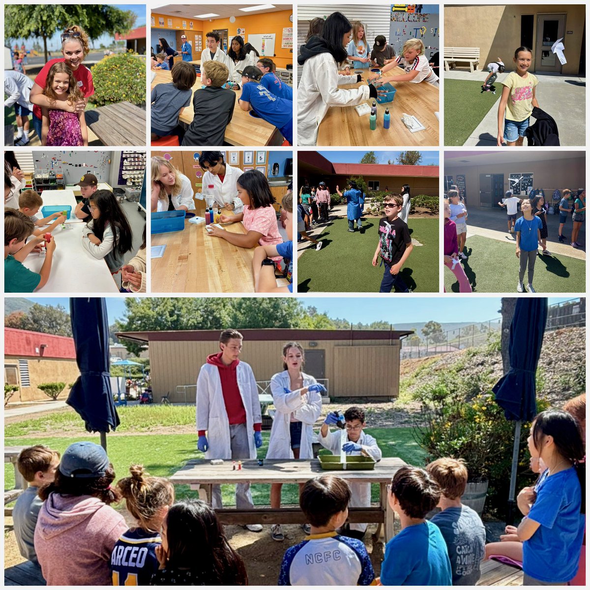 We are so lucky to have Mrs. Klingborg from the <a href="/catalyst/">Michael Santarcangelo</a>.mchs club. Our G3 Ss learned how boba was made, they built paper helicopters, and got to watch the awesome chemical reaction which created elephant toothpaste!  #SeagullsBecomeSundevils 💙<a href="/SunsetHillsES/">SunsetHillsElementary</a>