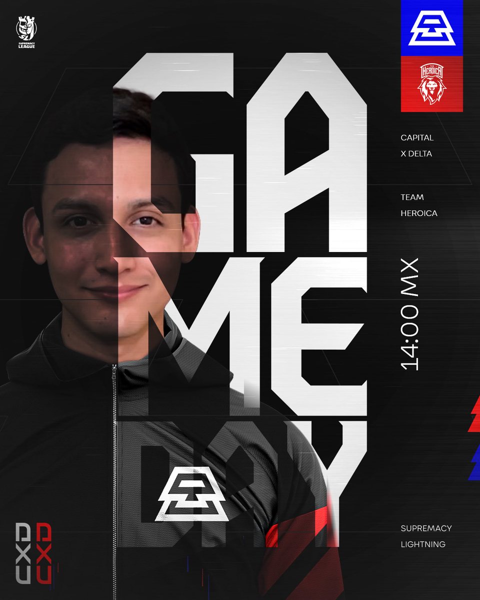 MATCHDAY | #GoCapitalXDelta 

🔵<a href="/CapitalGamingCR/">CapiTal Gaming</a> X <a href="/TDelta_CR/">Team Delta (Δ)</a>🔴

🏆 <a href="/CR_Supremacy/">Supremacy League</a> [J9]
🆚 <a href="/Heroica_Team/">Team Heroica</a> 
⏰ 14:00 🇲🇽 / 16:00 🇨🇱
📺 twitch.tv/christianeln0b
🎙️ <a href="/ChristianElNob/">ChristianElNob</a>