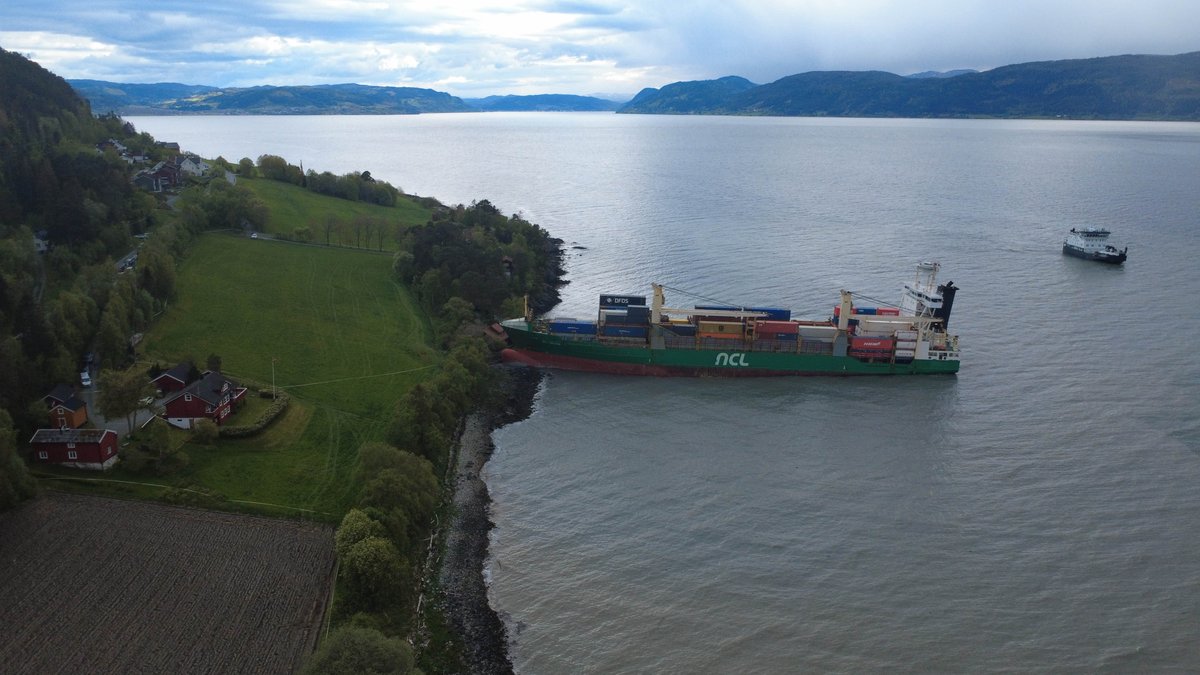 Churchkey90's tweet image. Ich bin da, wo die Nachrichten sind. #NCLSalten #Containerschiff #Norwegen