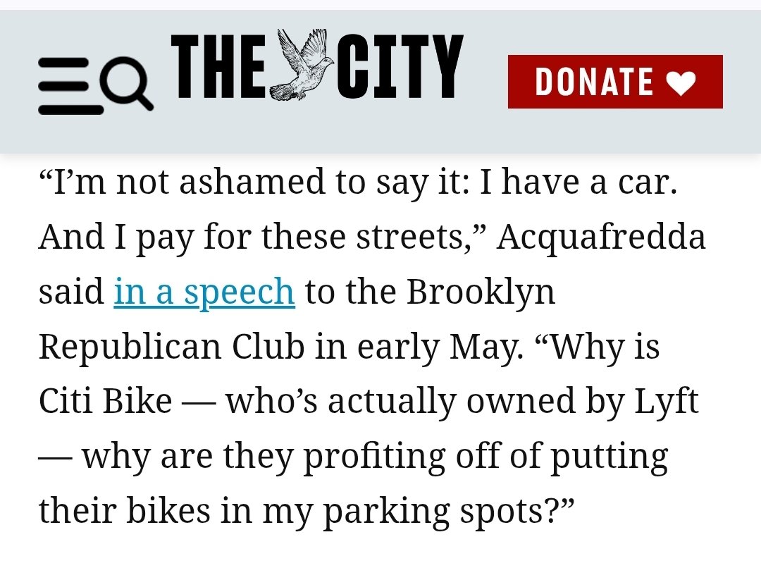 Janine4Brooklyn's tweet image. That's right. Get your f#@!*ing #citibike out of my parking spot!