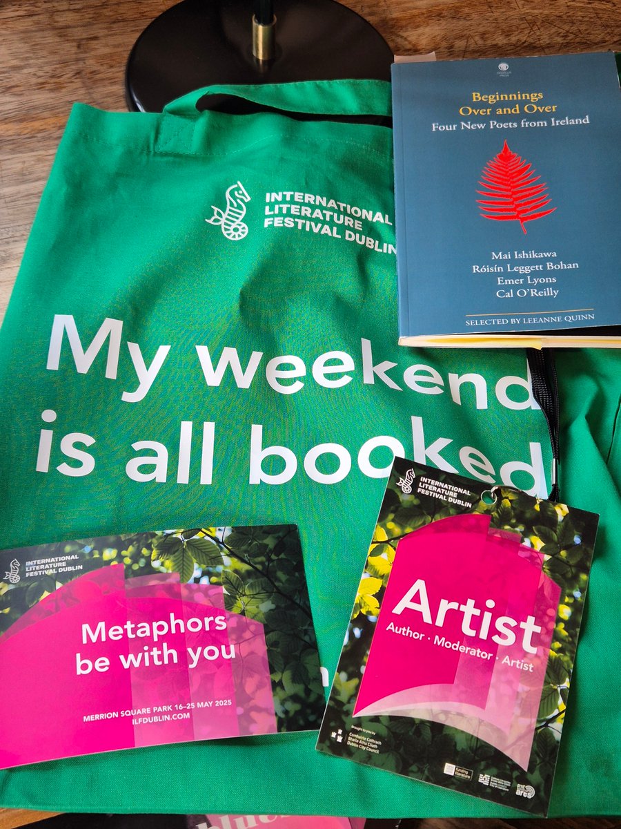 LeggettBohan's tweet image. 'Beginnings Over and Over' are present in every moment. How nourishing it was to read with poetry pals @ILFDublin in celebration of this gorgeous book, holistically edited @Leeanne_Quinn_ 🩷
Gratitude to the lovely humans @ILFDublin and @dedaluspress. See you in Cork on the 27th!