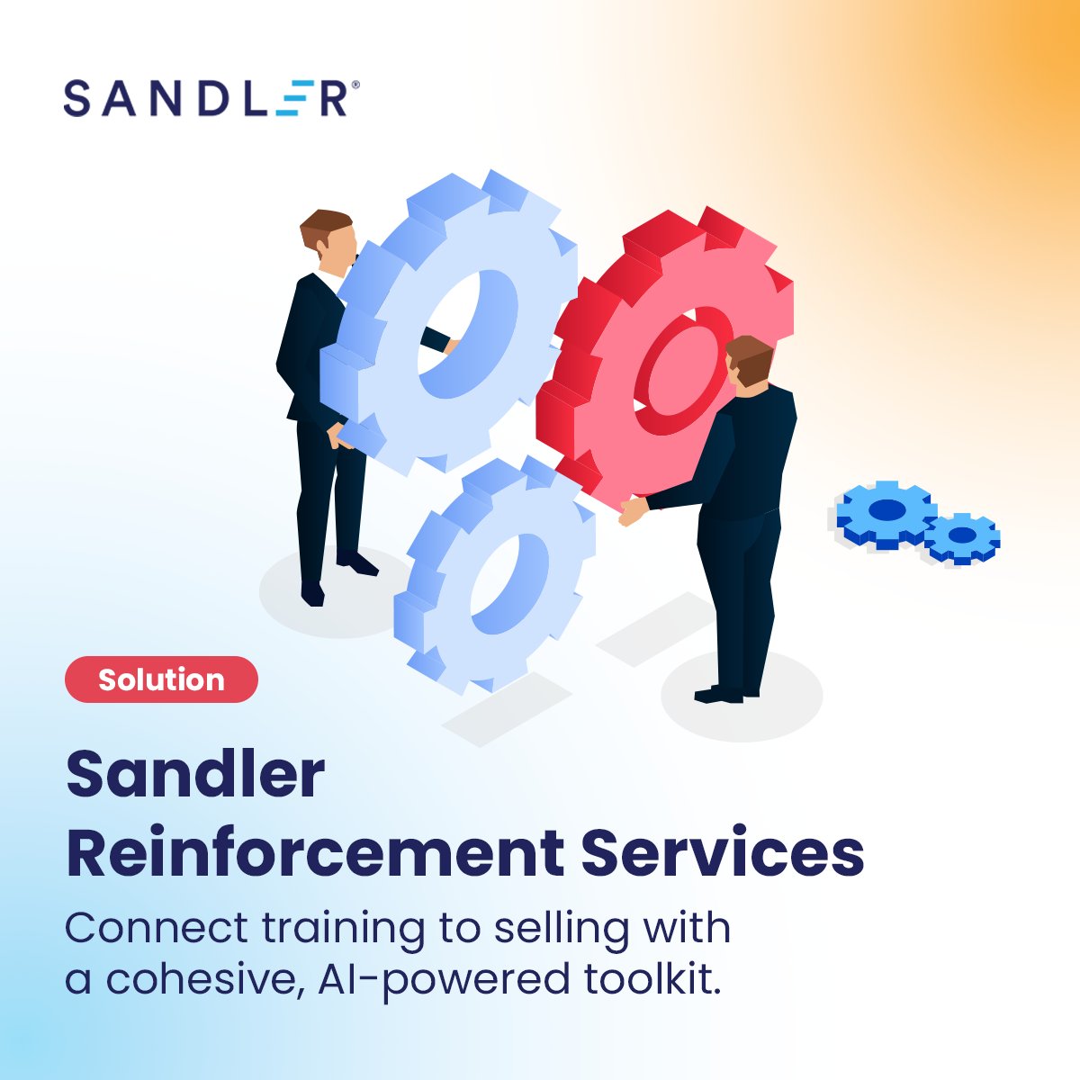 SandlerTraining's tweet image. Sales training fades without reinforcement. Sandler Reinforcement Services delivers AI-powered coaching and support in the flow of work—so skills stick and performance improves. 🔗 Learn more: sandler.com/solutions/sand…

#SandlerTraining #SalesPerformance #AIinSales