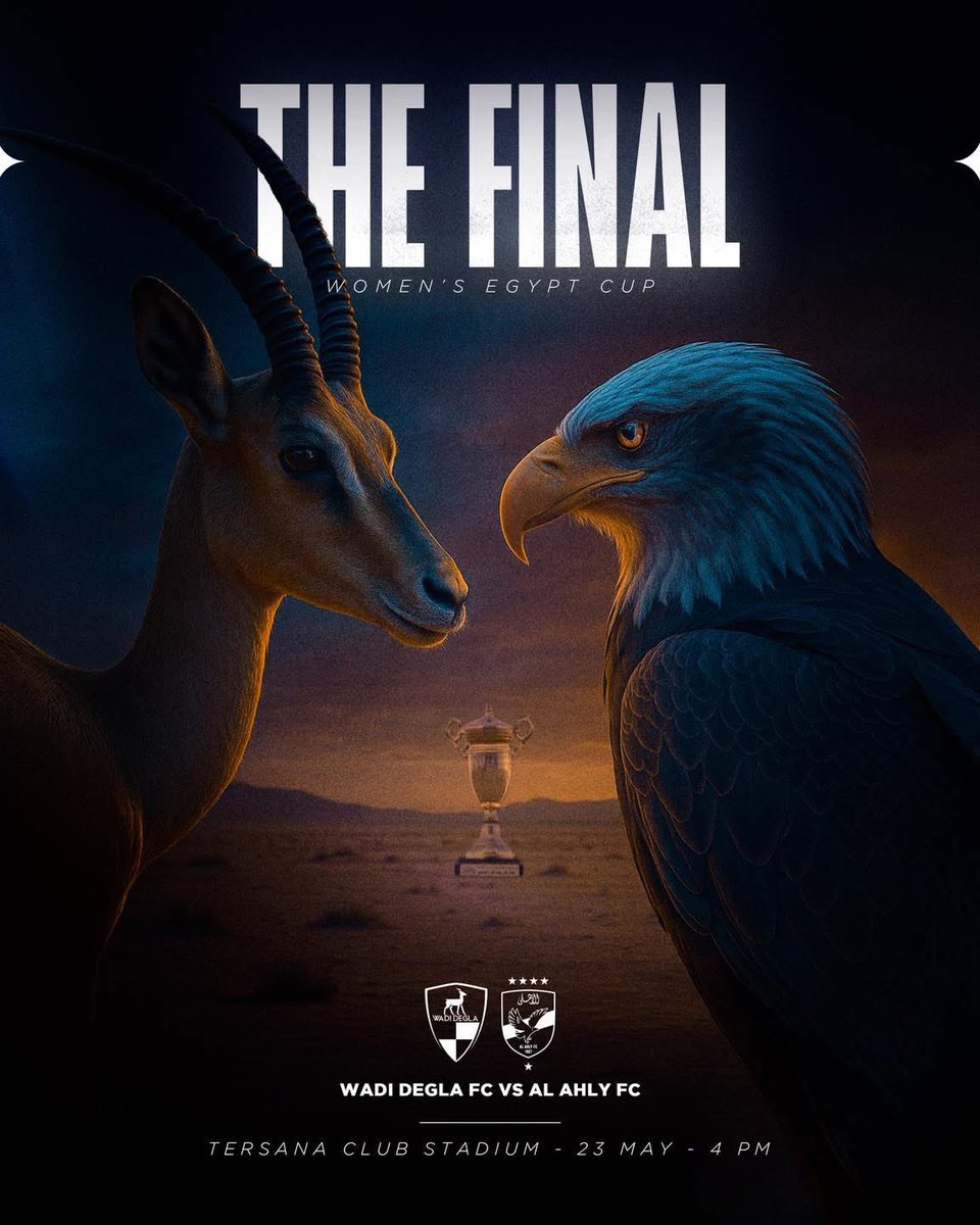 Final Battle ⚔️⏳

Women’s Egypt Cup - Final: Wadi Degla vs Al Ahly 🟡🔴