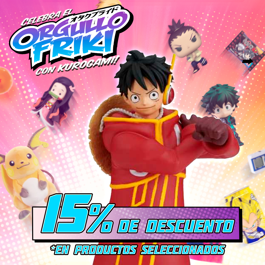 🦸‍♂️ ¡Llega el Orgullo Friki a Kurogami!

💥 Del 22 al 31 de mayo tienes un 15% de descuento en una selección brutal de productos frikis: anime, manga, cine, TCG, merch y +

🎉 ¡Corre! 👉 f.mtr.cool/ahryabaala
