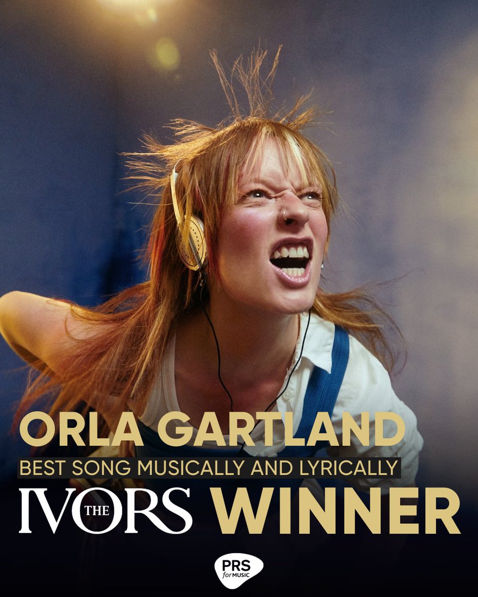 PRS for Music (@prsformusic) on Twitter photo Congratulations <a href="/orlagartland/">orla gartland</a> - The lvor Novello Award for Best Song Musically and Lyrically for 'Mine'. #TheIvors Congratulations <a href="/orlagartland/">orla gartland</a> - The lvor Novello Award for Best Song Musically and Lyrically for 'Mine'. #TheIvors