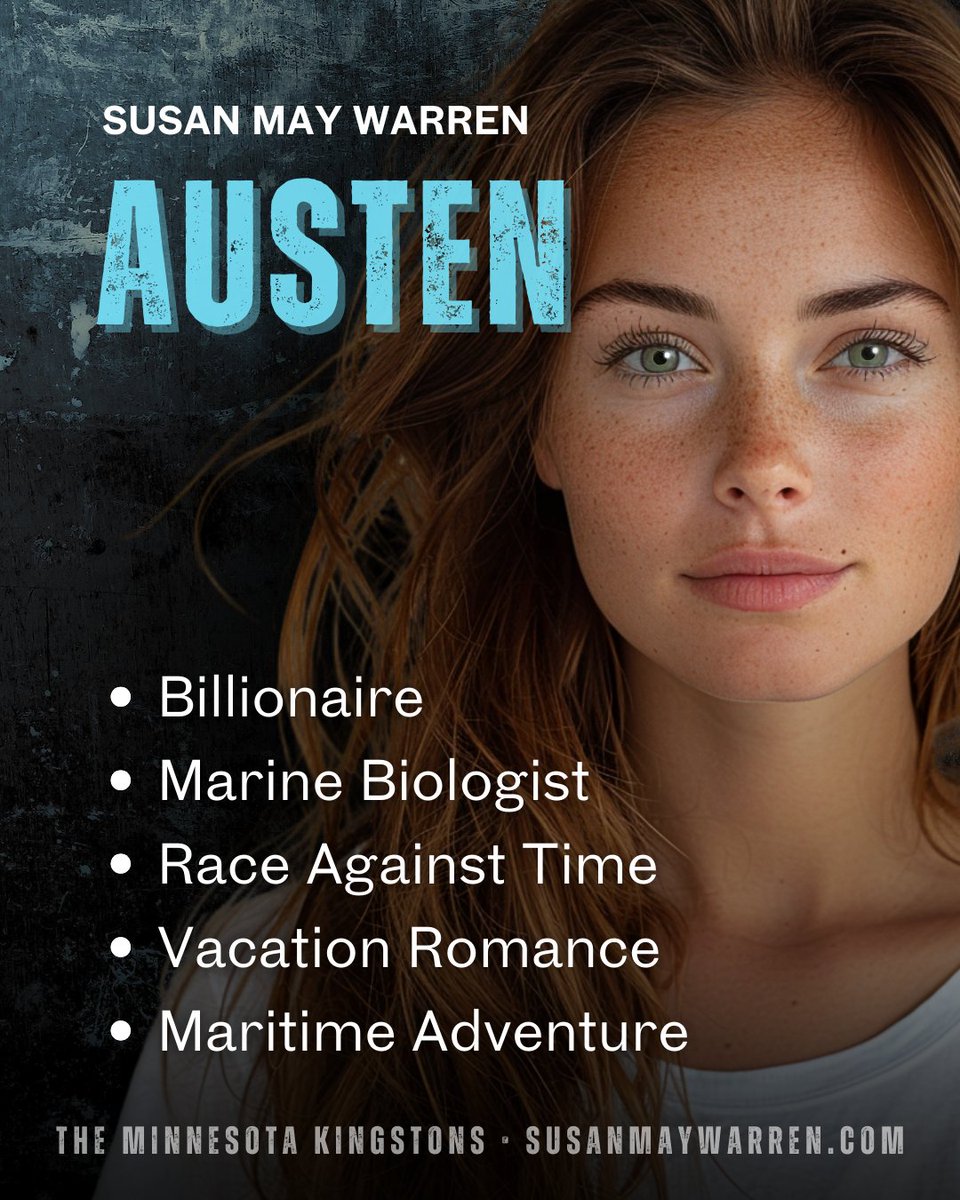 AUSTEN will release on Amazon July 4 🇺🇸 but you can get the ebook in my shop as early as June 6! 🥳⁠
⁠
Preorder her ebook today for $5.99
⁠
susanmaywarrenfiction.myshopify.com/collections/mi…⁠
amazon.com/dp/B0CTHQW5RF