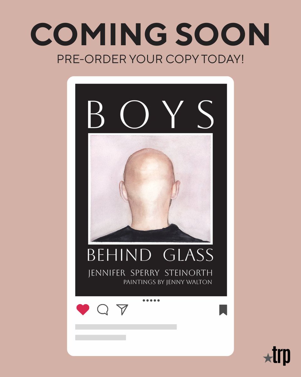 TRP: The University Press of SHSU (@txreviewpress) on Twitter photo Coming soon! *Boys Behind Glass* by <a href="/JenSSread/">JenSperrySteinorth</a>, paintings by Jenny Walton, part of the #Contextual Series
Pre-order your copy!
bit.ly/4ko22Xi
-
#EkphrasticPoetry #MultimodalPoetry #Ekphrasis #Art #Watercolor #Poetry #Poems #PoetryCommunity #Books #SmallPress Coming soon! *Boys Behind Glass* by <a href="/JenSSread/">JenSperrySteinorth</a>, paintings by Jenny Walton, part of the #Contextual Series
Pre-order your copy!
bit.ly/4ko22Xi
-
#EkphrasticPoetry #MultimodalPoetry #Ekphrasis #Art #Watercolor #Poetry #Poems #PoetryCommunity #Books #SmallPress