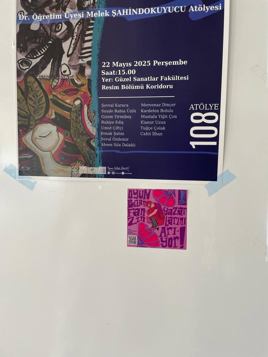 ⚧️ Abant İzzet Baysal Üniversitesi

Oyunbozan Fanzin yazar ve çizerlerini arıyor. Yazmak ve çizmek istediklerin varsa bizimle iletişime geç aşkım 🏳️‍⚧️🏳️‍🌈