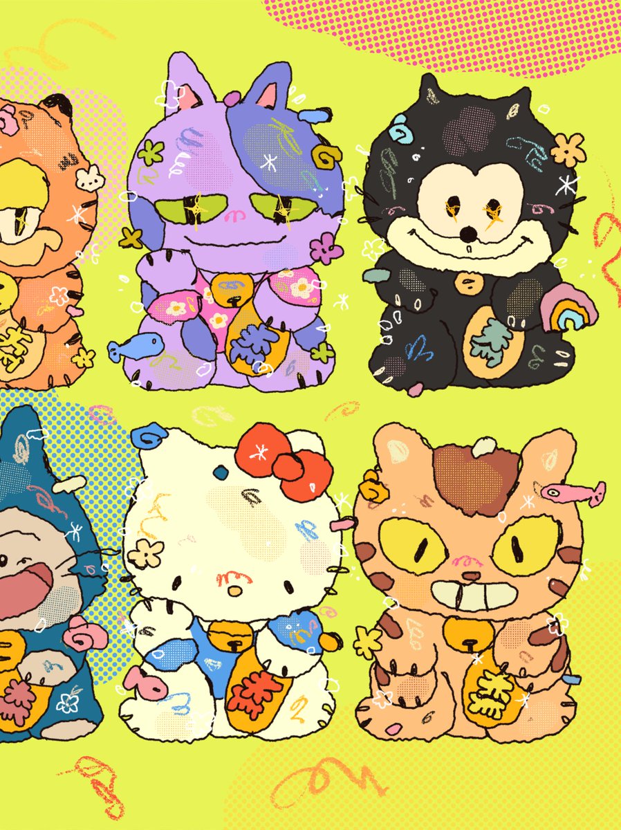 lemonbo_y's tweet image. maneki ★ neko

empecé haciendo uno y luego no pude parar :-)

🍡instagram: @ lemonbo_y

#illustration