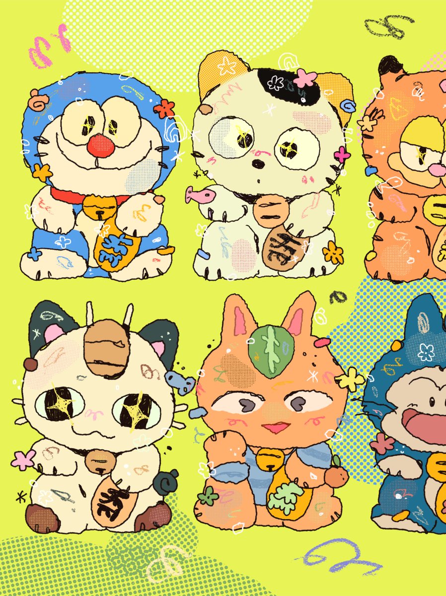lemonbo_y's tweet image. maneki ★ neko

empecé haciendo uno y luego no pude parar :-)

🍡instagram: @ lemonbo_y

#illustration