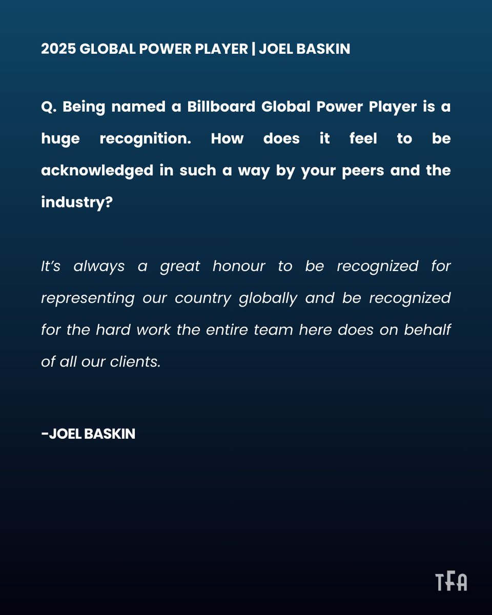 This week, we caught up with 2025 Billboard Global Power Players Jeff Craib, Tom Kemp, and Joel Baskin to look back on an incredible year and the milestones they’ve achieved.

Read the full article here: lp.constantcontactpages.com/cu/s1gfvwl/ins…