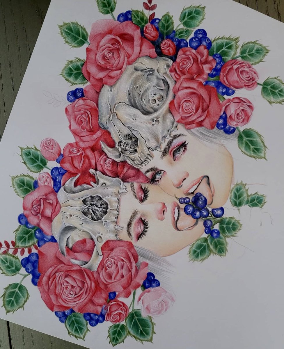 ‘Scavengers’ pencils on paper from 2016