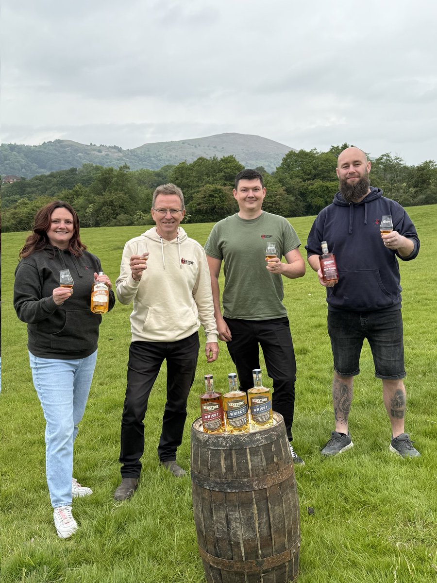 We thought it was about time we updated the team photo. And with a backdrop like that who could resist? Hope you all have a fantastic bank holiday weekend, from us all at Henstone Distillery 🫶

 #visitshropshire #englishwhisy #whiskylife #awardwinning  #supportlocal  #Shropshire