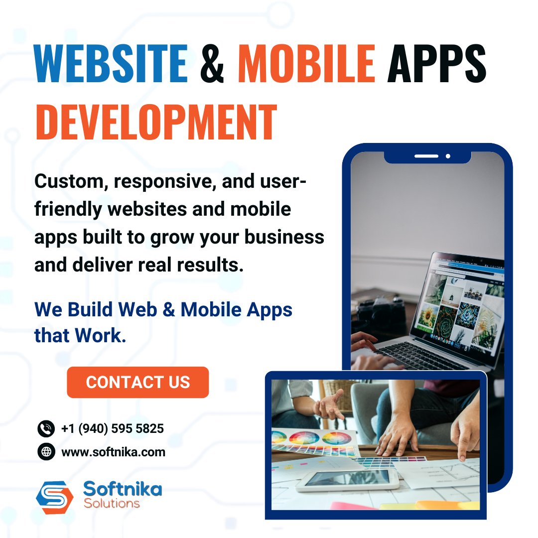 iSoftnika's tweet photo. Your business deserves more than just a digital presence, it needs a powerful digital experience. We build custom websites &amp; mobile apps that don’t just look good, they work hard for your growth.
#digitaldoneright #digitalmarketing #softnika #websitedevelopment #MarketingStrategy https://t.co/thsf2afKwR