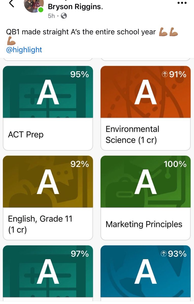 Bryson “B rigg” Riggins (@brysonriggins13) on Twitter photo I made All A’s all school year for the second year in a row. #STUDENTATHLETE <a href="/PrepRedzoneAL/">Prep Redzone Alabama</a> <a href="/AL6AFootball/">Alabama6AFootball</a> <a href="/TDARecruiting/">Touchdown Alabama Recruiting</a> <a href="/CJacksonPRZ/">Connor Jackson</a> <a href="/TorranceMarable/">CJ Marable</a> <a href="/Coach_Griggs/">Coach Dillon Griggs</a> <a href="/CoachCardwe11/">Christian Cardwell</a> <a href="/RCWarriorsFB/">Russell County High Football</a> <a href="/HallTechSports1/">Hall-Tech Sports</a> <a href="/SouthernCharmSp/">Southern Charm Sports</a> <a href="/BigMwjohnson56/">Wayne Johnson</a> <a href="/Stan1Houston/">Stan Houston</a> <a href="/QBHitList/">QBHitList.com</a> I made All A’s all school year for the second year in a row. #STUDENTATHLETE <a href="/PrepRedzoneAL/">Prep Redzone Alabama</a> <a href="/AL6AFootball/">Alabama6AFootball</a> <a href="/TDARecruiting/">Touchdown Alabama Recruiting</a> <a href="/CJacksonPRZ/">Connor Jackson</a> <a href="/TorranceMarable/">CJ Marable</a> <a href="/Coach_Griggs/">Coach Dillon Griggs</a> <a href="/CoachCardwe11/">Christian Cardwell</a> <a href="/RCWarriorsFB/">Russell County High Football</a> <a href="/HallTechSports1/">Hall-Tech Sports</a> <a href="/SouthernCharmSp/">Southern Charm Sports</a> <a href="/BigMwjohnson56/">Wayne Johnson</a> <a href="/Stan1Houston/">Stan Houston</a> <a href="/QBHitList/">QBHitList.com</a>