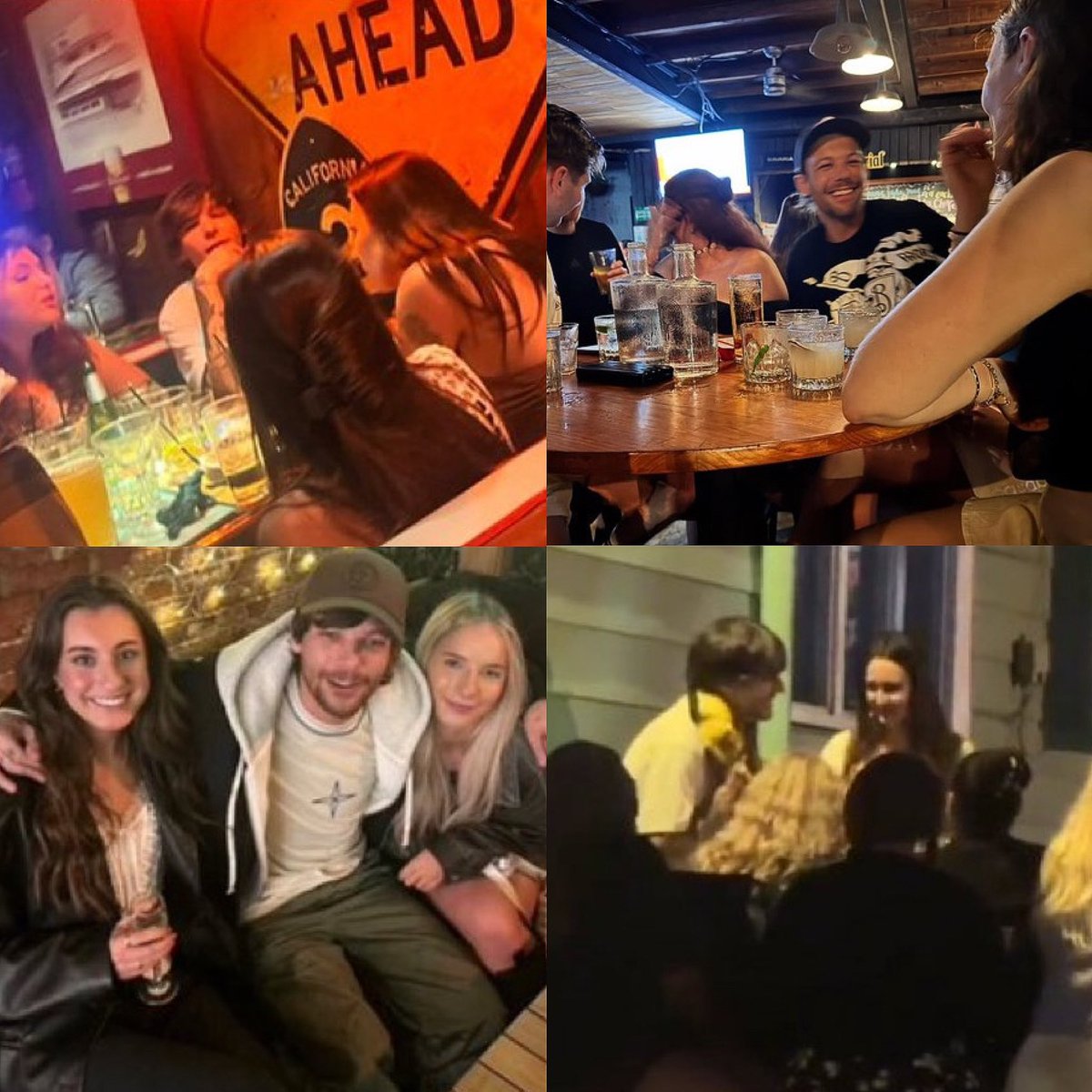 louis hanging out with fans ఌ