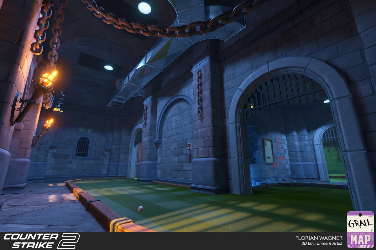 flowlee_art's tweet image. Finally found the time to make an ArtStation post showcasing some HQ screenshots from our Counter-Strike 2 map Grail that you can play in official rotation right now. 🩵
artstation.com/artwork/Jrz68D
