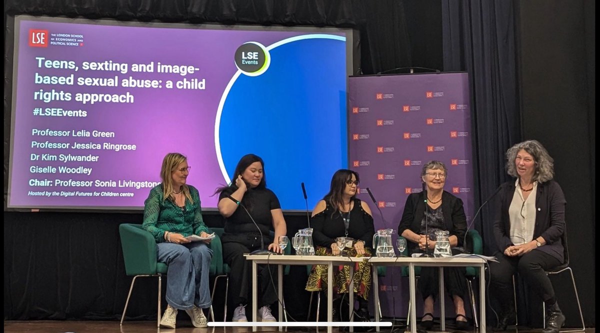Sonia Livingstone (@livingstone_s) on Twitter photo You can catch up with our #DigitalFutures4Children event on “Teens, sexting and image-based sexual abuse: a child rights approach”
🔗 The video: youtube.com/watch?v=e3SZLE…
🔗 The podcast: lse.ac.uk/lse-player?id=…
#DFC <a href="/5RightsFound/">5Rights Foundation</a> <a href="/MediaLSE/">LSE Media & Communications</a> <a href="/digitalchildau/">ARC Centre of Excellence for the Digital Child</a> <a href="/LSEpublicevents/">LSE Events</a> You can catch up with our #DigitalFutures4Children event on “Teens, sexting and image-based sexual abuse: a child rights approach”
🔗 The video: youtube.com/watch?v=e3SZLE…
🔗 The podcast: lse.ac.uk/lse-player?id=…
#DFC <a href="/5RightsFound/">5Rights Foundation</a> <a href="/MediaLSE/">LSE Media & Communications</a> <a href="/digitalchildau/">ARC Centre of Excellence for the Digital Child</a> <a href="/LSEpublicevents/">LSE Events</a>