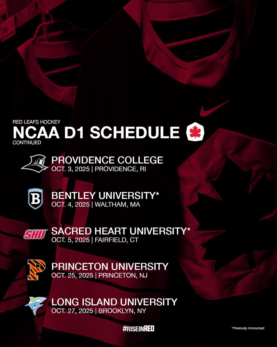 On the road for more 🚙

We've added three more games to our 2025.26 schedule.

DETAILS | tinyurl.com/4my9fbbu

#RiseInRed