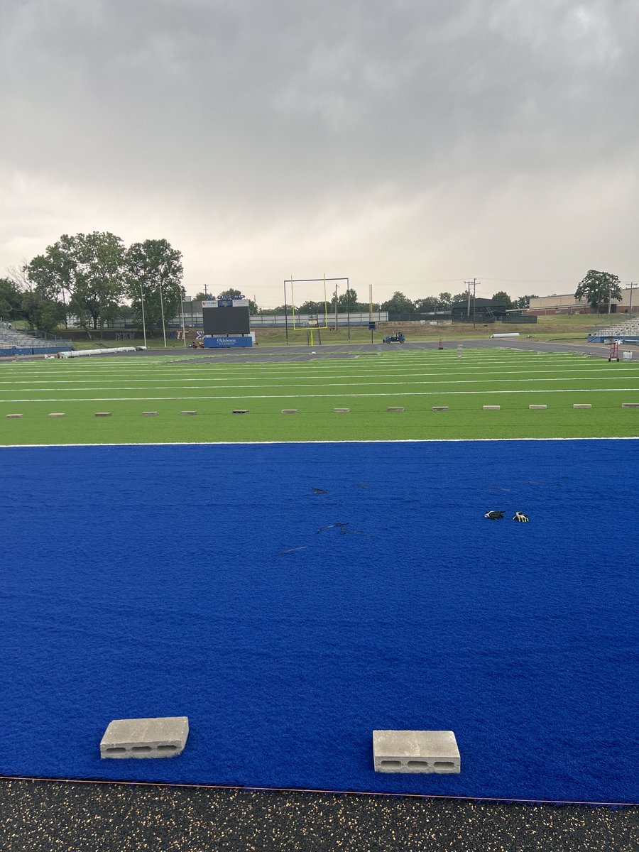 New carpet going in! Opening kick-off will be here very soon!
⁦<a href="/SoutheasternFB/">Savage Storm Football</a>⁩