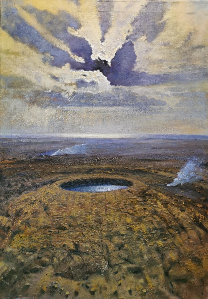 brahimachir's tweet photo. Memoria vulcanica. 2025
Olio su tela cm 100x70 (achir) https://t.co/1u0fBwt0kU