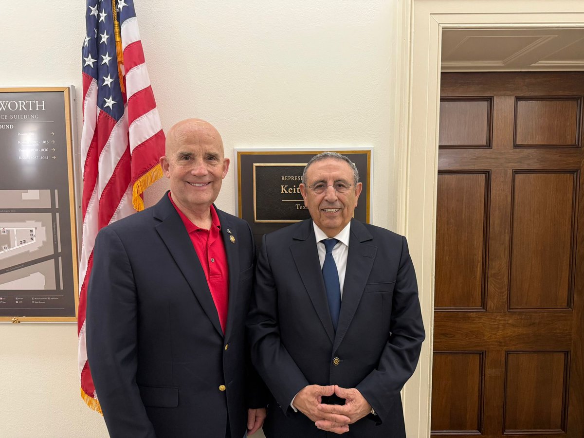 youamrani's tweet image. Productive meeting with Congressman @RepKeithSelf on key regional priorities. We exchanged views on Morocco–U.S. cooperation, the evolving #security landscape, and shared efforts to promote stability and #counter-extremism across the Sahel and broader #NATO southern flank.