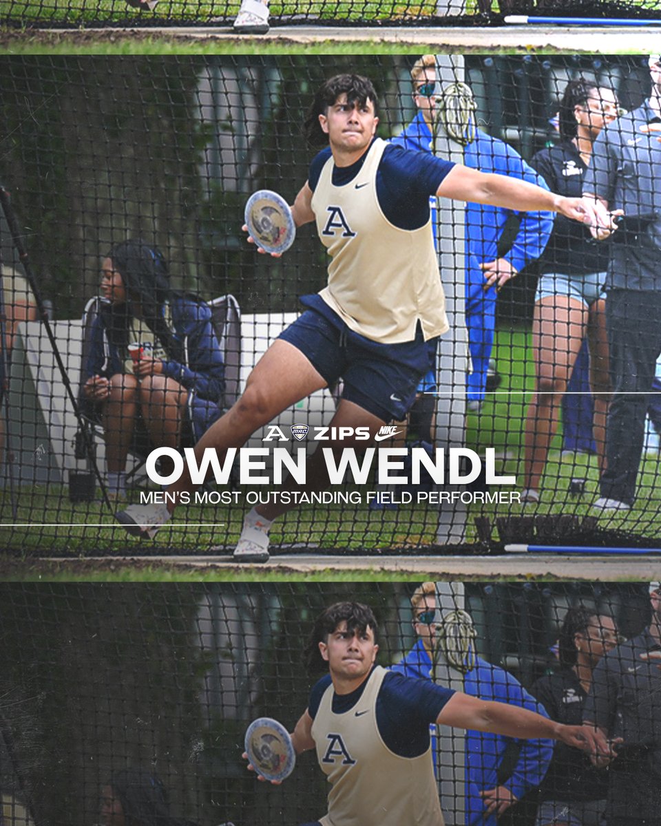 Akron Zips Track/CC (@zipstfcc) on Twitter photo π Congrats to <a href="/ZipsTFCC/">Akron Zips Track/CC</a> Owen Wendl on being selected as the <a href="/MACSports/">MACtion</a> Outdoor Track and Field Men's Most Outstanding Field Performer
#GoZips | <a href="/ZipsTFCC/">Akron Zips Track/CC</a> π¦
Release π tinyurl.com/yu7n9y73 π Congrats to <a href="/ZipsTFCC/">Akron Zips Track/CC</a> Owen Wendl on being selected as the <a href="/MACSports/">MACtion</a> Outdoor Track and Field Men's Most Outstanding Field Performer
#GoZips | <a href="/ZipsTFCC/">Akron Zips Track/CC</a> π¦
Release π tinyurl.com/yu7n9y73