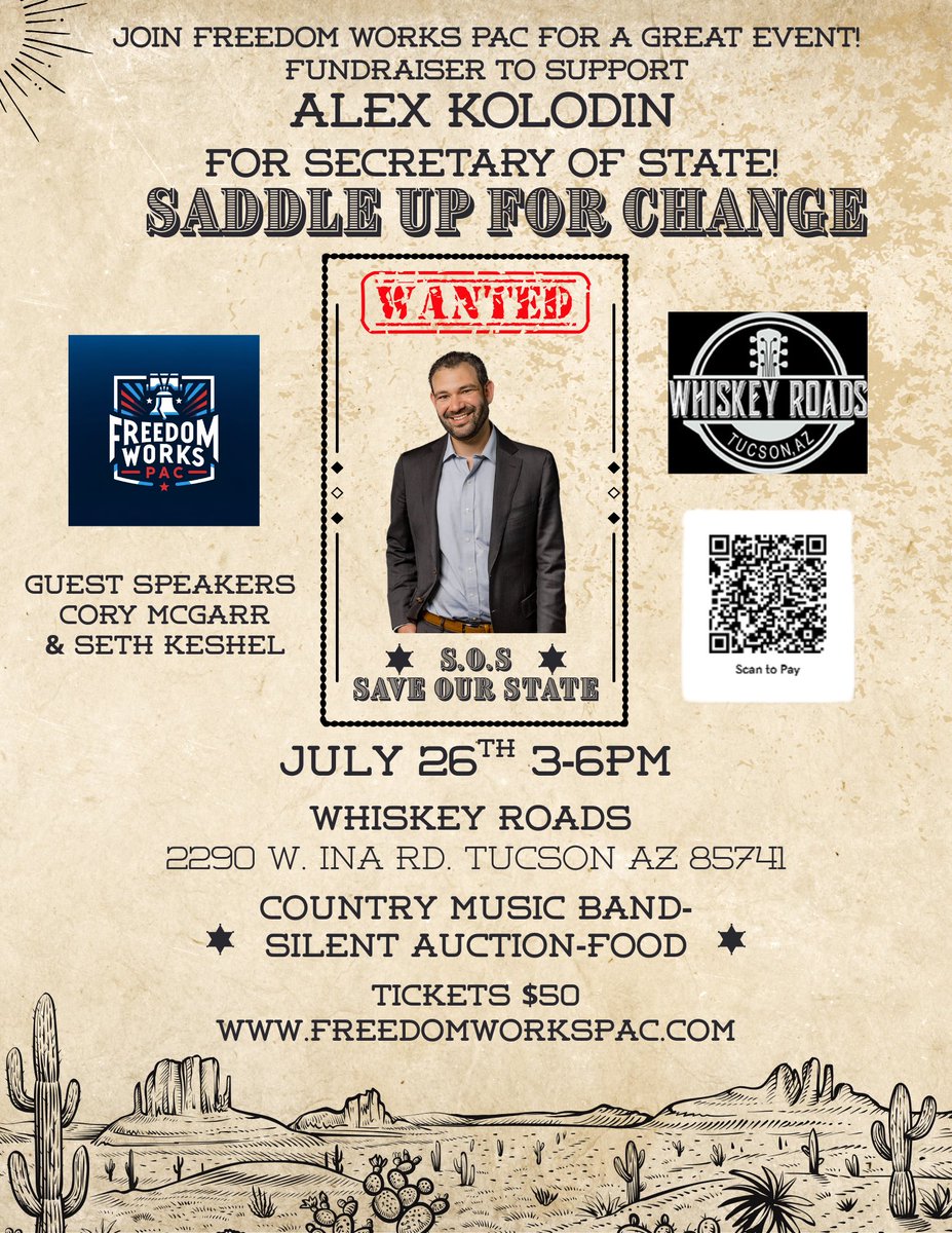Cory Stephens (@1776momaz) on Twitter photo Please join myself and our Freedom Works PAC team for this amazing event to support <a href="/realAlexKolodin/">Rep. Alexander Kolodin</a> We must restore AZ election integrity!!!! Please join myself and our Freedom Works PAC team for this amazing event to support <a href="/realAlexKolodin/">Rep. Alexander Kolodin</a> We must restore AZ election integrity!!!!