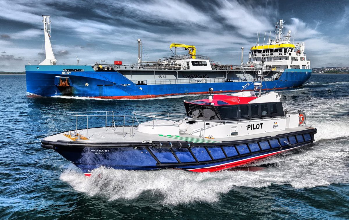 Safehaven Marine have launched ‘P&amp;O Sahm’ the third of our 18m Interceptor 60 Pilots delivered in the last 6mths. Built for P&amp;O Maritime for their pilotage operations at Port Rashid in the Kingdom of Saudi Arabia. ‘P&amp;O Sahm’ is the 5th pilot boat supplied to P&amp;O Maritime