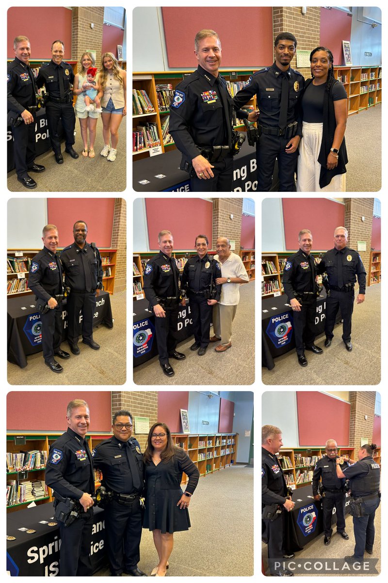 Everyone, let’s say Congratulations to our newly promoted Lieutenant Diaz, and Sergeants Negron and Moreno! Let’s also welcome Officers Hasan, Gomez, Fishback, Douglas, Polk,Watson,Dumas, who have joined our SBISD Police Department family!