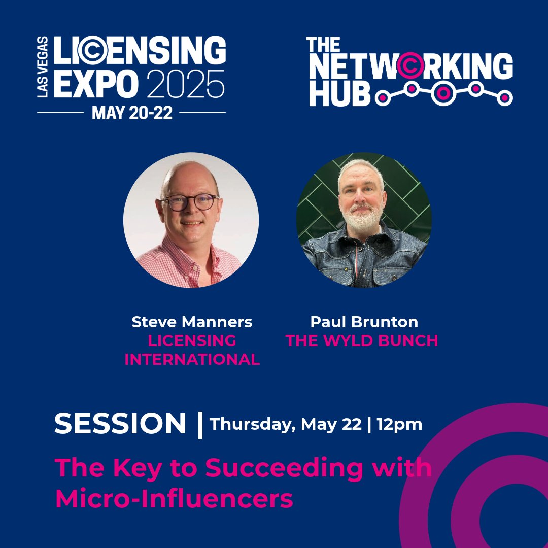 🌟 Starting in 15 minutes! 🌟 
"The Keys to Succeeding with Micro-Influencers" 
📍 Networking Hub ⏰ 12:00 PM 
Learn how to leverage micro-influencer partnerships effectively! 
#LicensingExpo #InfluencerMarketing #ContentCreators