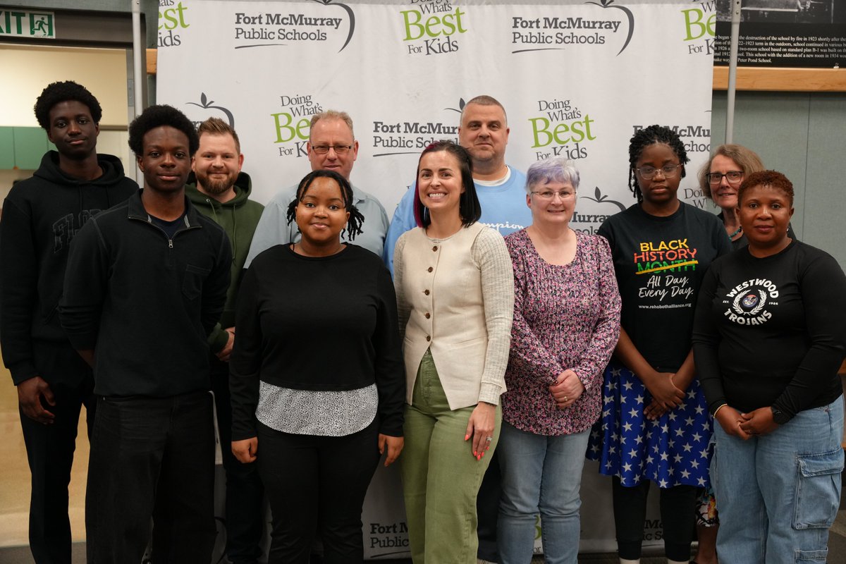 Fort McMurray Public School Division (@fmpsd) on Twitter photo Thank you to the <a href="/WWhighschool/">Westwood High School</a> Black Student Union (BSU), which proudly presented to the Board of Trustees, highlighting its ongoing initiatives and impact within the community.
<a href="/annaleeskinner/">Annalee Nutter</a>
#FMPSD #YMM #RMWB Thank you to the <a href="/WWhighschool/">Westwood High School</a> Black Student Union (BSU), which proudly presented to the Board of Trustees, highlighting its ongoing initiatives and impact within the community.
<a href="/annaleeskinner/">Annalee Nutter</a>
#FMPSD #YMM #RMWB